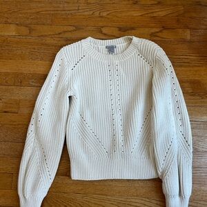 H & M Medium Women's Cream Sweater